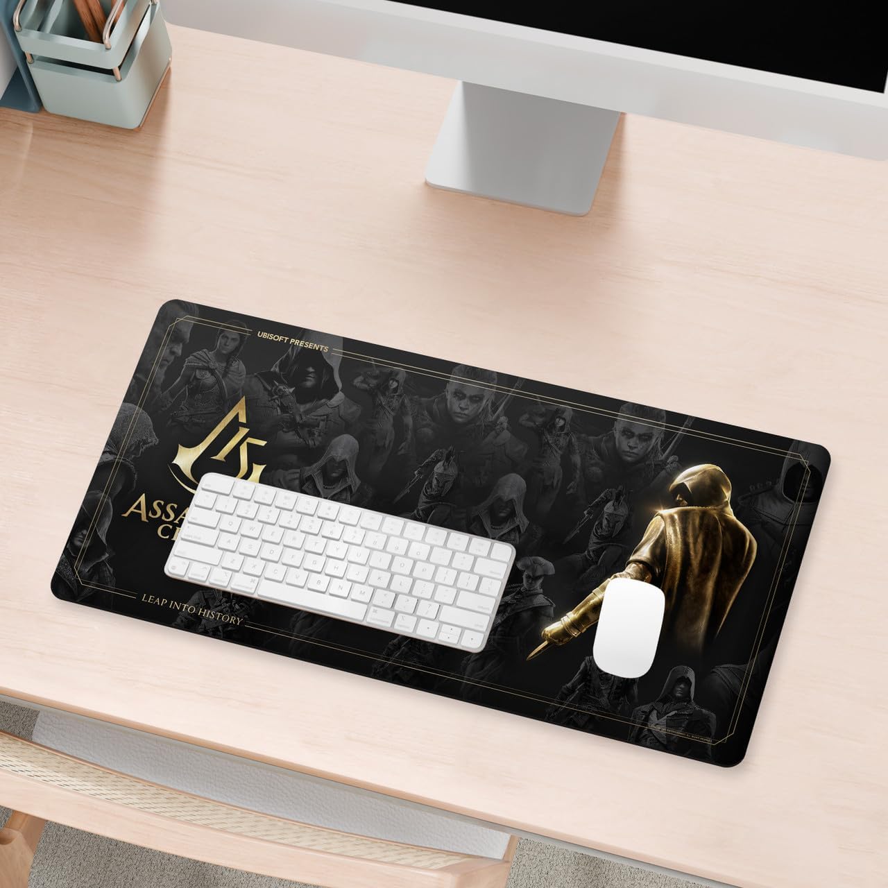 Head Case Designs Officially Licensed Assassin's Creed Key Art 15th Anniversary Graphics 23.62 x 11.81 x 0.12 inches (600 x 300 mm) - L Gaming Office Desk PC Keyboard Mouse Mat Pad