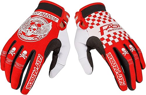 Miniatura 8 de Guantes de motocicleta para hombresmujeres, guantes de motocross, guantes antideslizantes para ATV, BMX, MX MTB, guantes de ciclismo