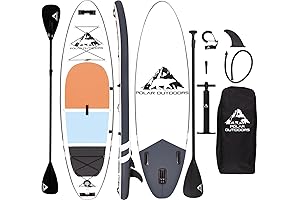 Polar Outdoors by ROC Inflatable Stand Up Paddle Board: Glide into Adventure!