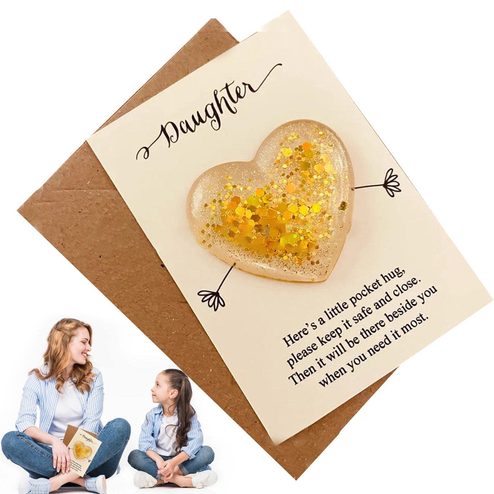 Mini Carte De Câlin - Cadeau émotionnel Mignon, Avec Message Inspirant, Pour Ami(e), Collègue, Amoureux, Soutien