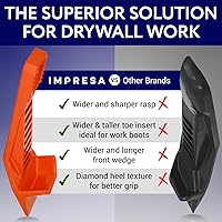 Vista 4 de [2 unidades] Herramienta múltiple XL para elevación de paneles de yeso y hoja de roca con herramienta de raspado de paneles de yeso integrada