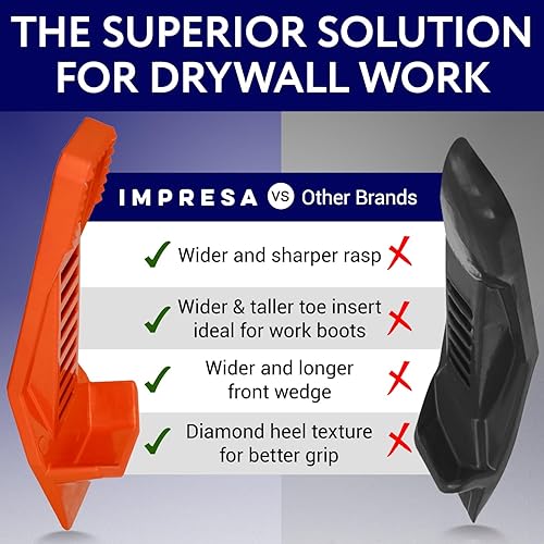 Miniatura 4 de 2 unidades Herramienta múltiple XL para elevación de paneles de yeso y hoja de roca con herramienta de raspado de paneles de yeso integrada y
