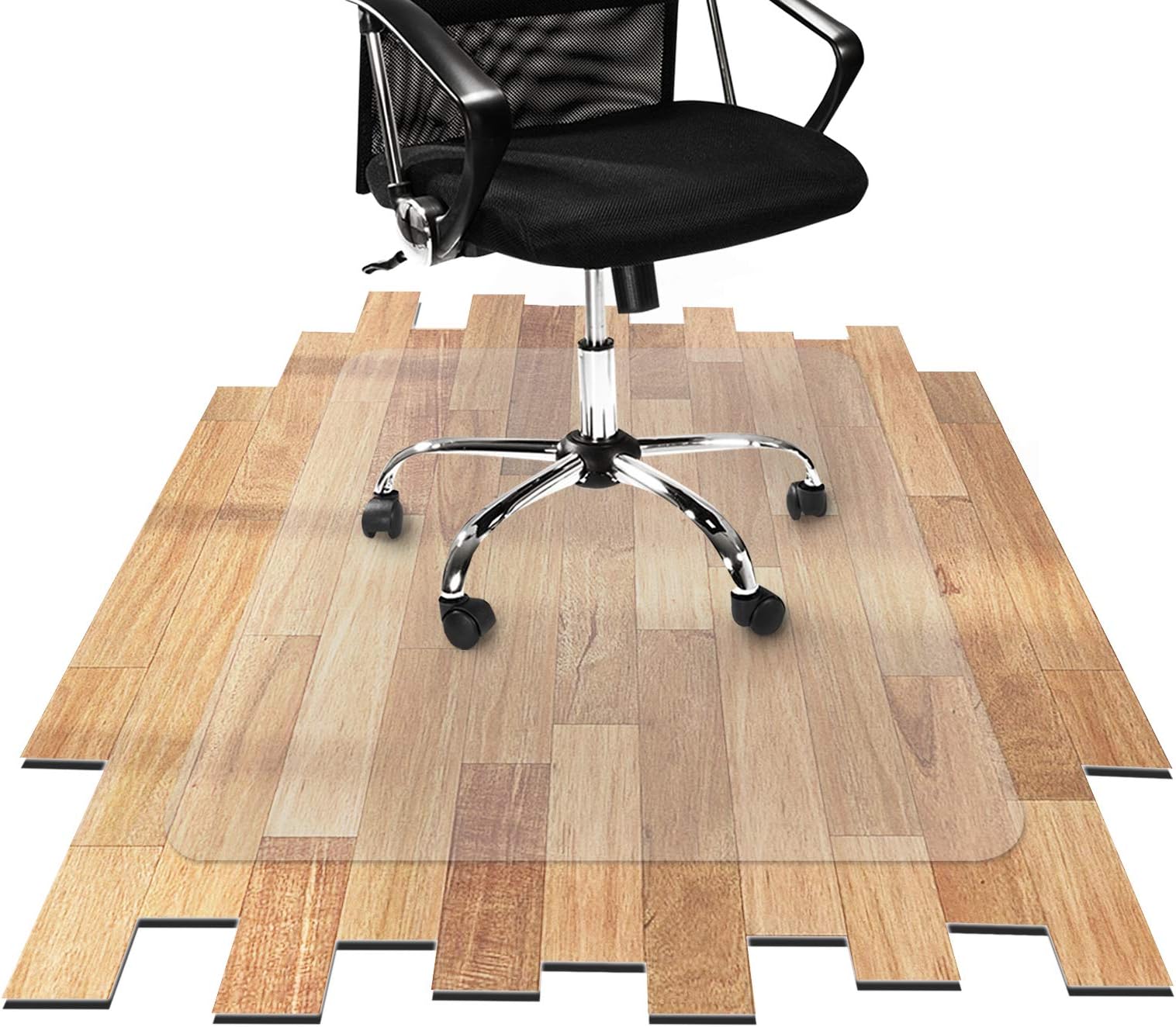 Desk Chair Mat for Hardwood Floor - Hard Floor Protection Mat for Office & Home | Many Clear - 48" x 80"