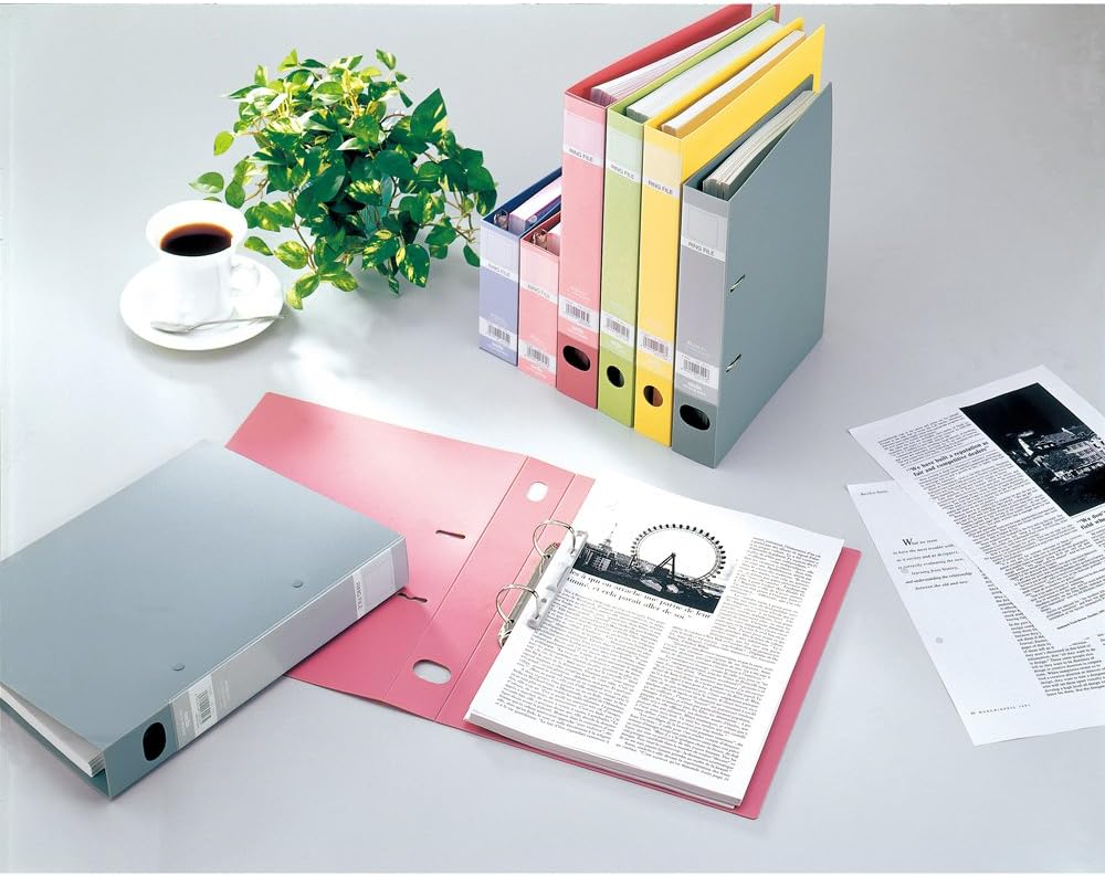 Sekisei F-332 Lock Ring File A5S Pink