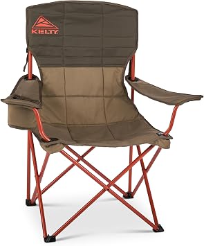 Kelty Essential Camping Chair, Folding Camp Seat for Festivals, Beach Days, Tailgating Bungee Cord