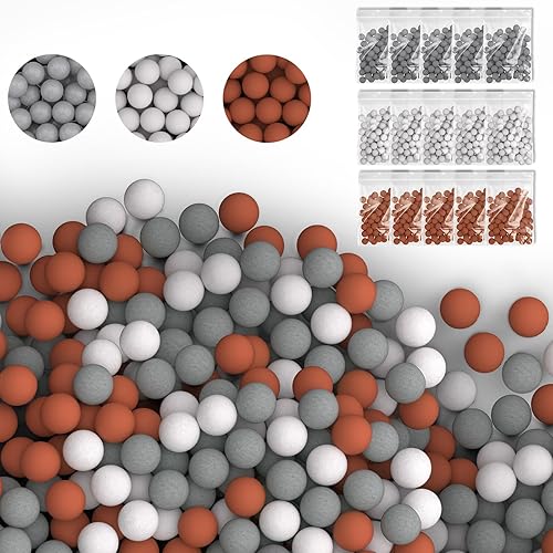 Miniatura 7 de Filtro de cuentas de piedra de repuesto para cabezal de ducha, 6 paquetes de cuentas minerales aniónicas, bolas de piedra universales para el hogar