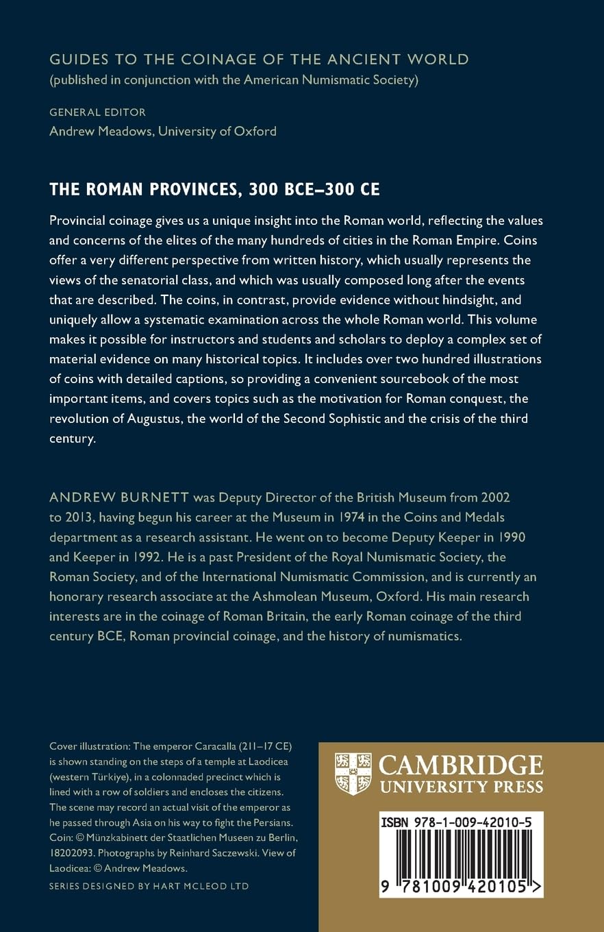 The Roman Provinces, 300 BCE-300 CE: Using Coins As Sources (Guides to the Coinage of the Ancient World)