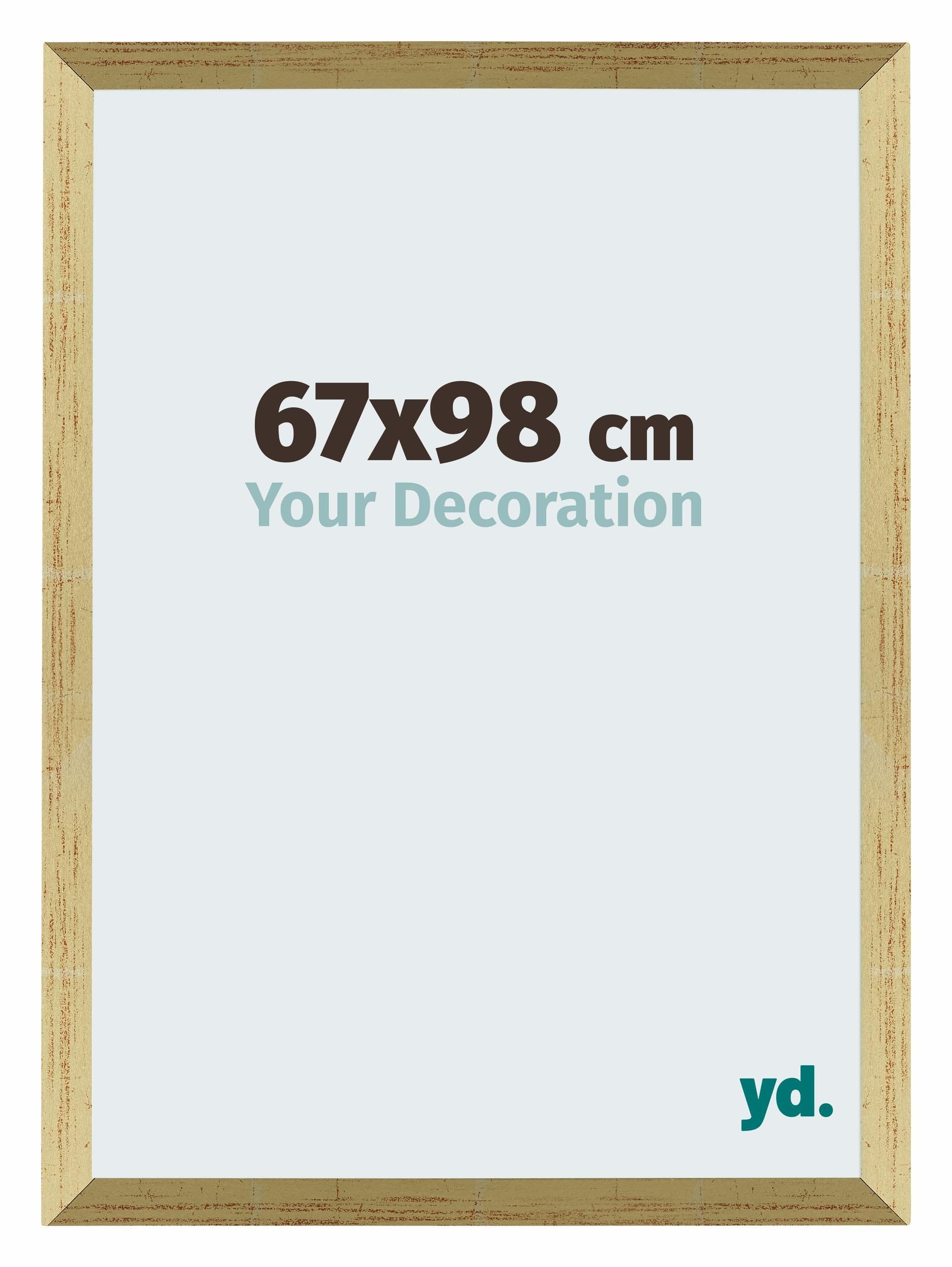 Your Decoration - Puzzle frame 67x98 - Gold Shiny - Puzzle frame 1500-2000 Pieces - MDF Photoframe - Mura โ image 1