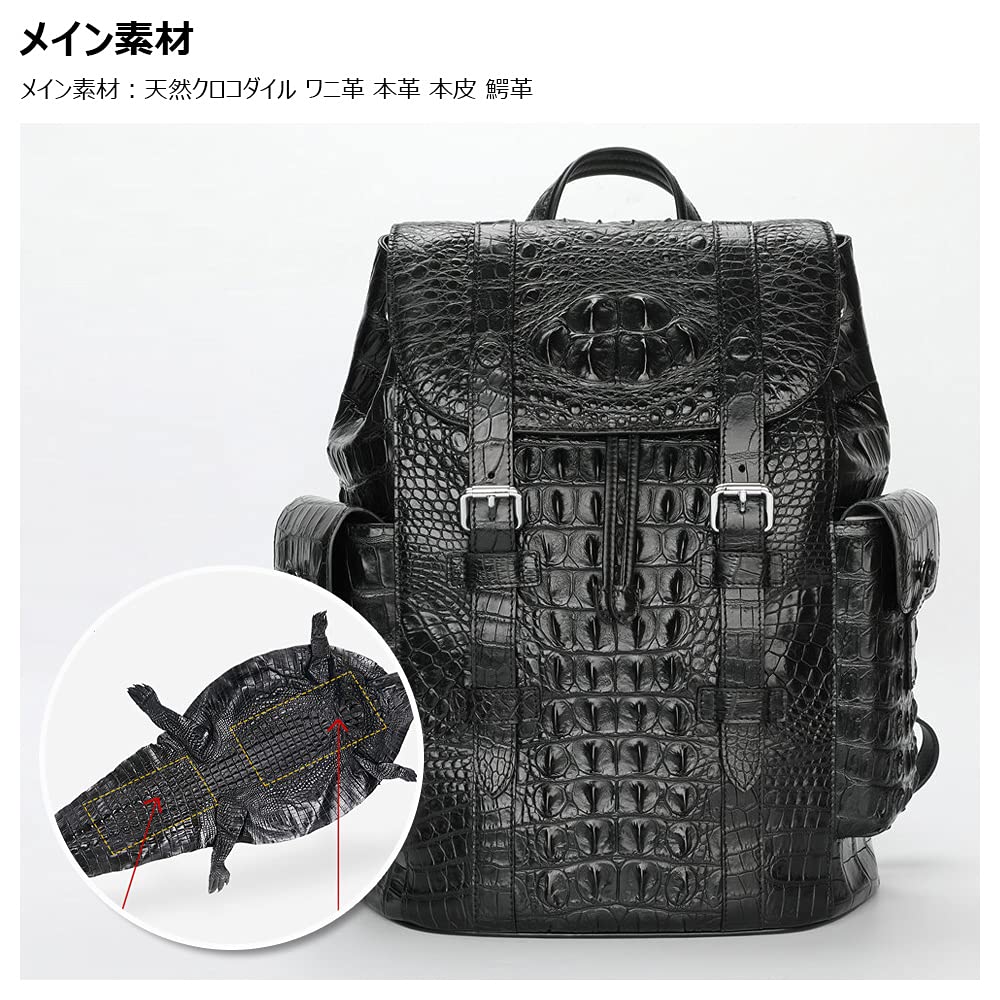 Amazon.co.jp: [Whatna] ワニ革 ビジネスバッグメンズ