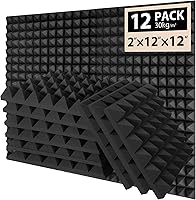 Vista 14 de Paneles de Espuma Insonorizante para Paredes, Paneles insonorizantes de alta densidad para paredes, Paneles acústicos absorbentes de sonido