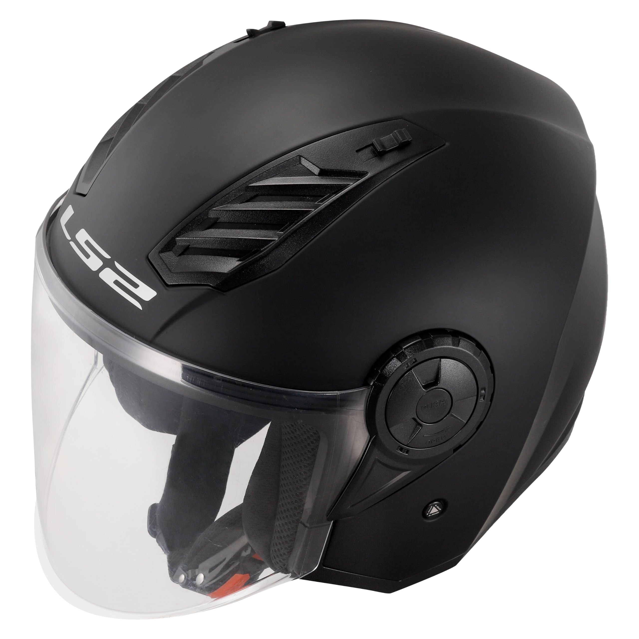 Open Faced Motorcycle Helmet. LS2 Airflow II ECE 22.06