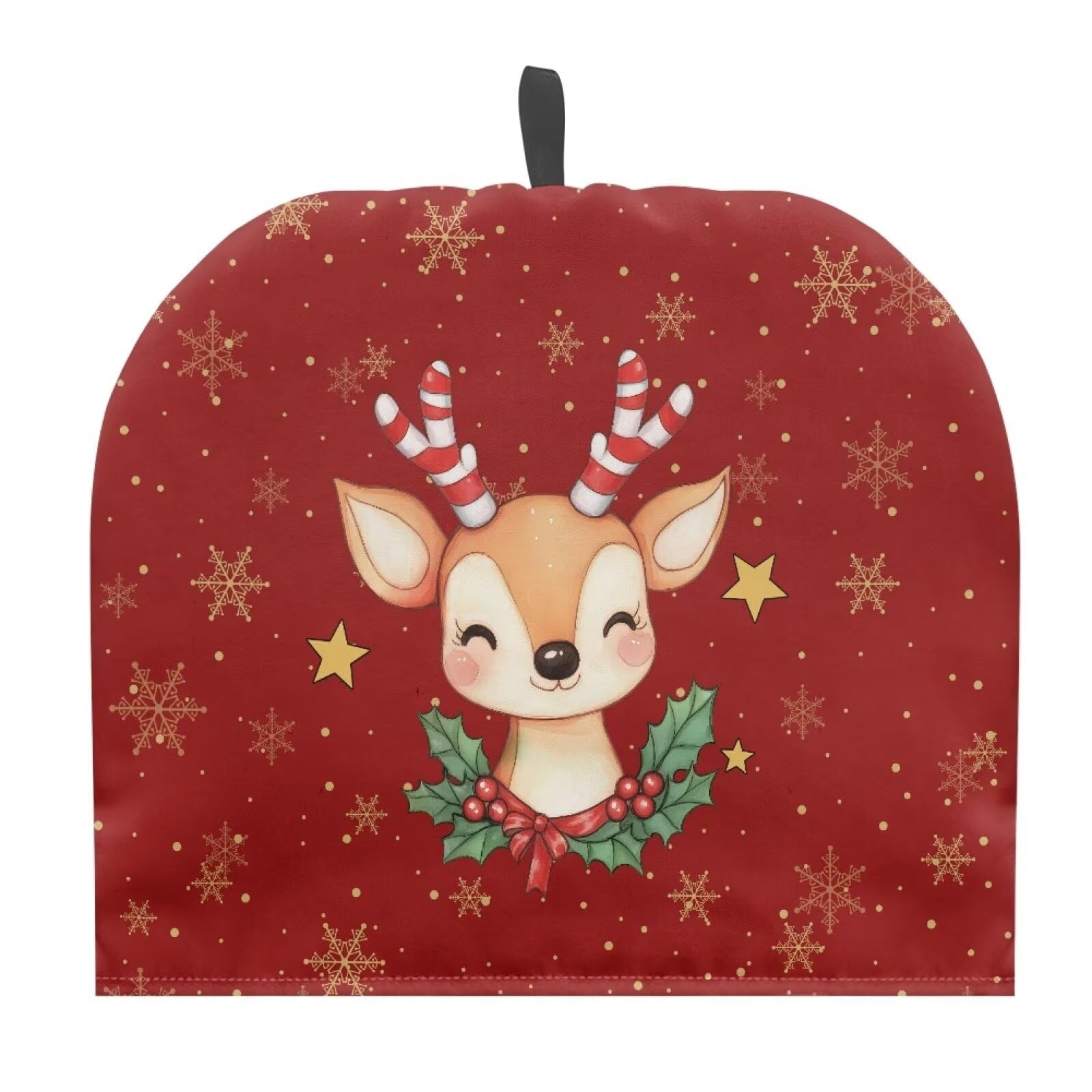 Hudotybom Smile Deer Tea Cozy for Teapot Insulated Large Teapot Cover to Keep Warm Tea Kettle Cover Thanksgiving Fall Kitchen Home Decorations