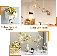 Vista 5 de 250 varillas de madera de 1/8 x 6 pulgadas, varillas de madera naturales sin terminar, varillas de madera para manualidades y bricolaje