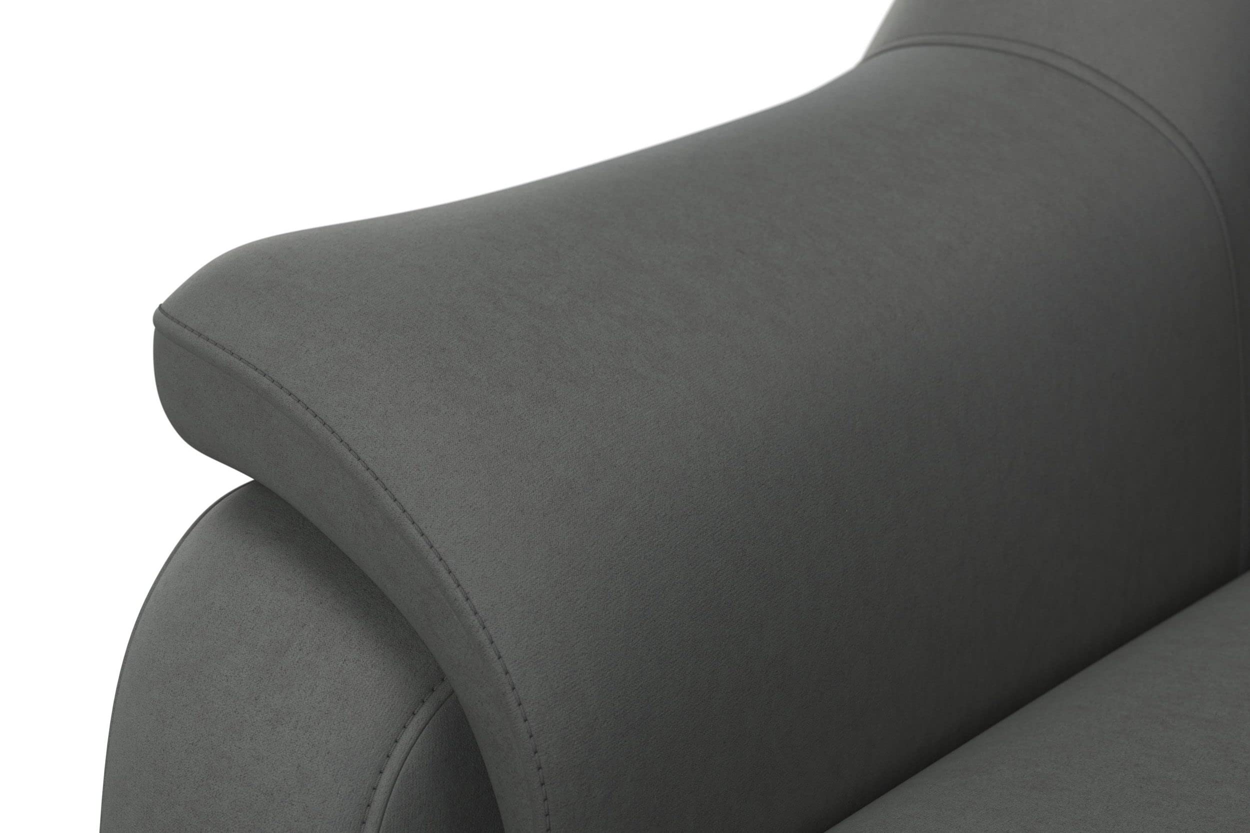 Fabrique nova 7 Seater Ushape Sofa Cum Bed Fabric Sofa Set Grey (RHS) 3