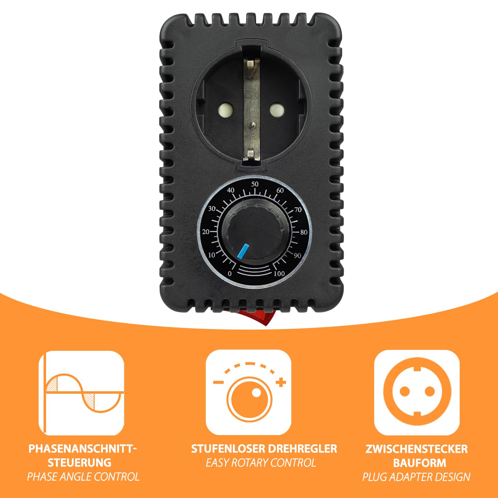 Regulador de potencia 230 V, 2000 W, regulador de alta potencia