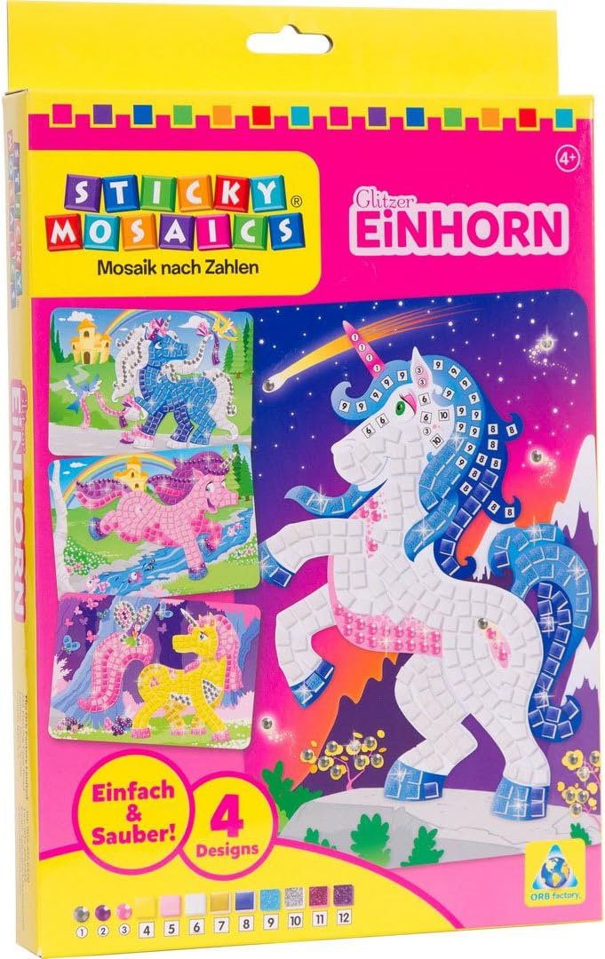 Sticky Mosaics Sparkling Unicorns