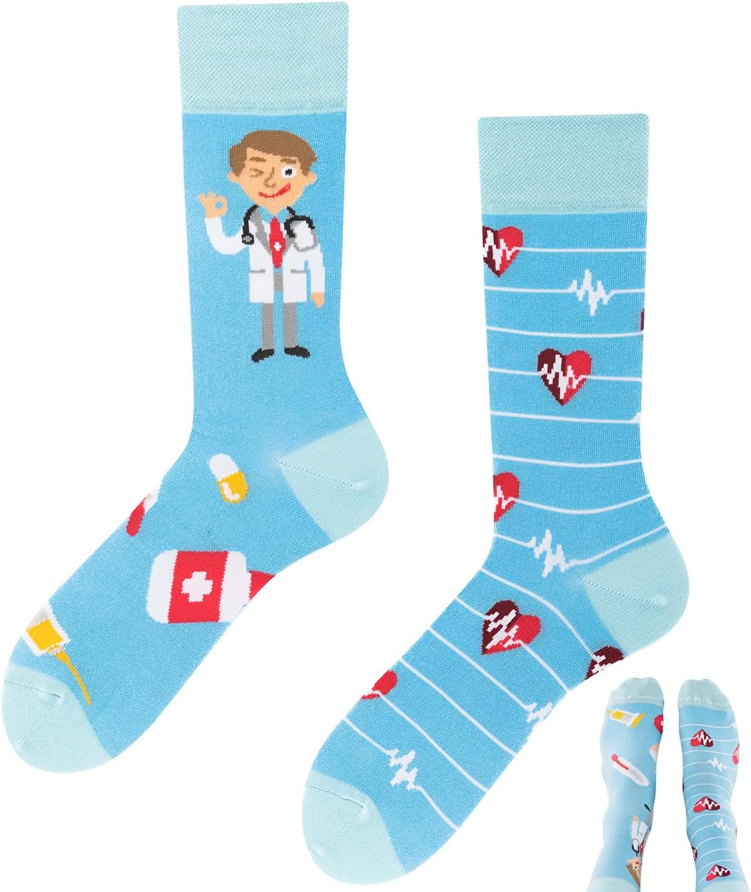 TODO Colours socks funny with motif for men and women - funny, multicoloured, crazy