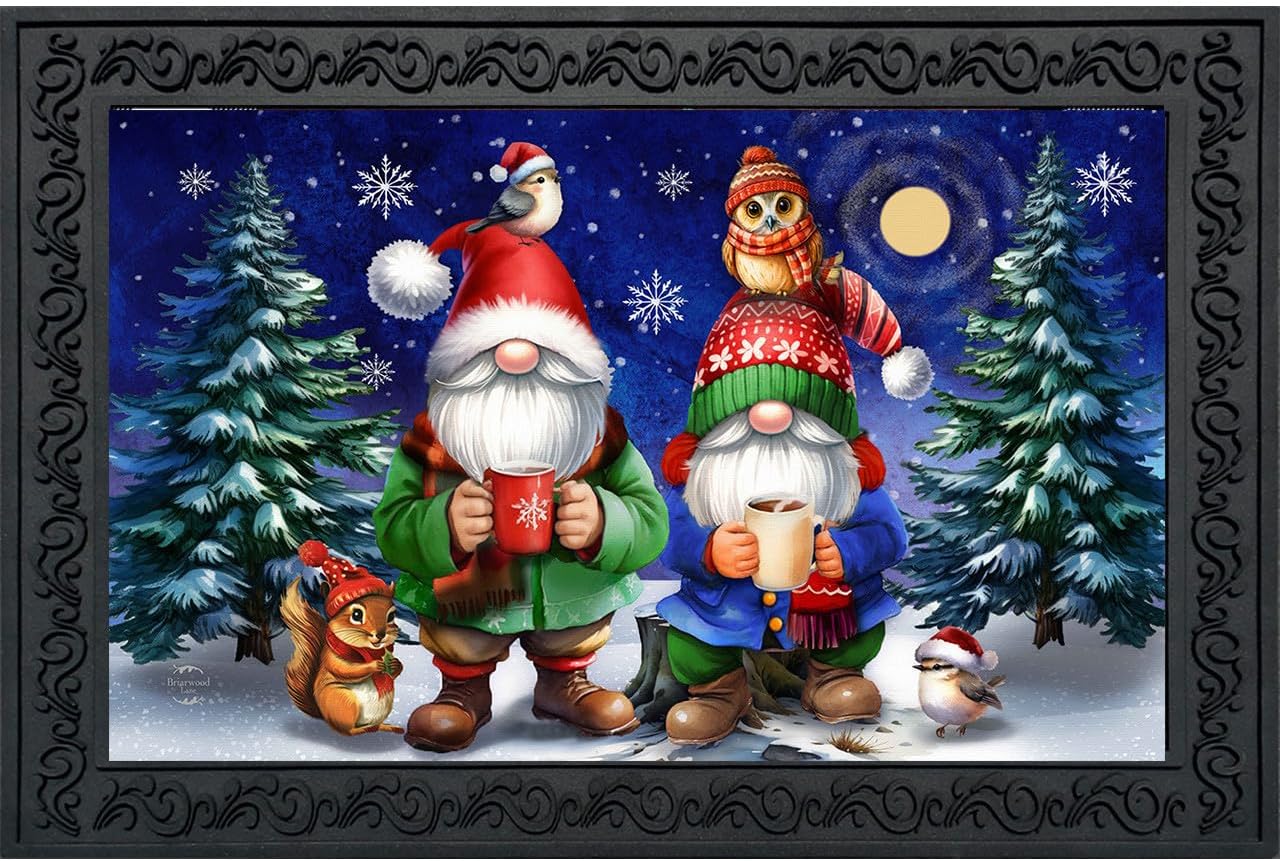 Briarwood Lane Come All Ye Faithful Winter Doormat