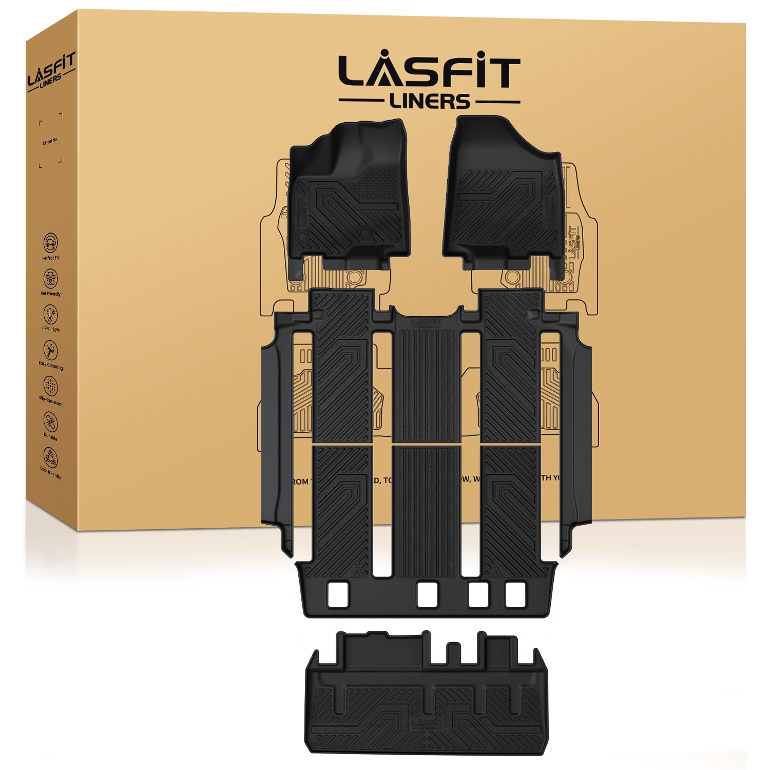 リファイン　サブマット Amazon.com: LASFIT Floor Mats & Cargo Liner for Toyota Sienna 7