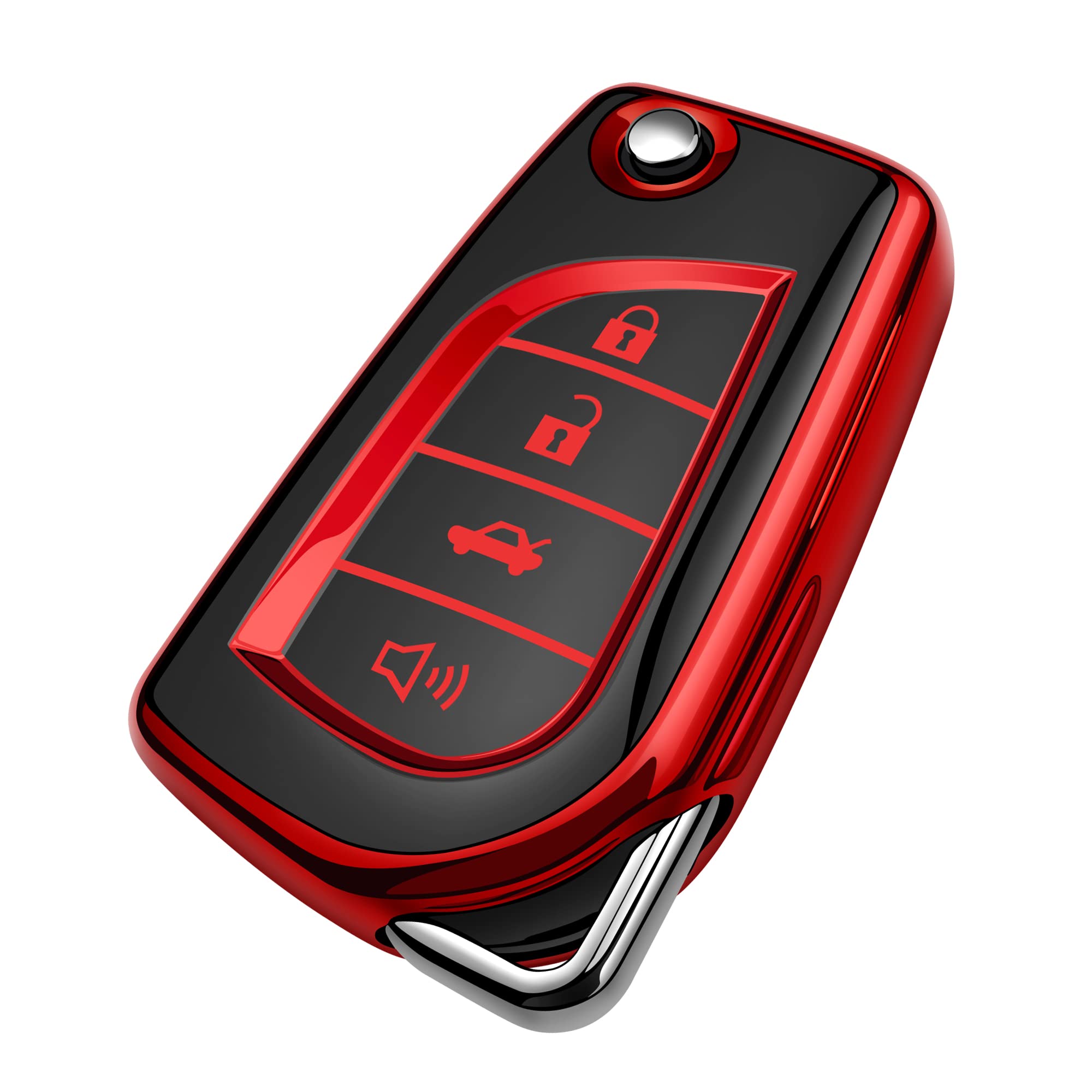 Amazon.com: Tukellen Toyota Key Fob Cover - Soft TPU Key Case