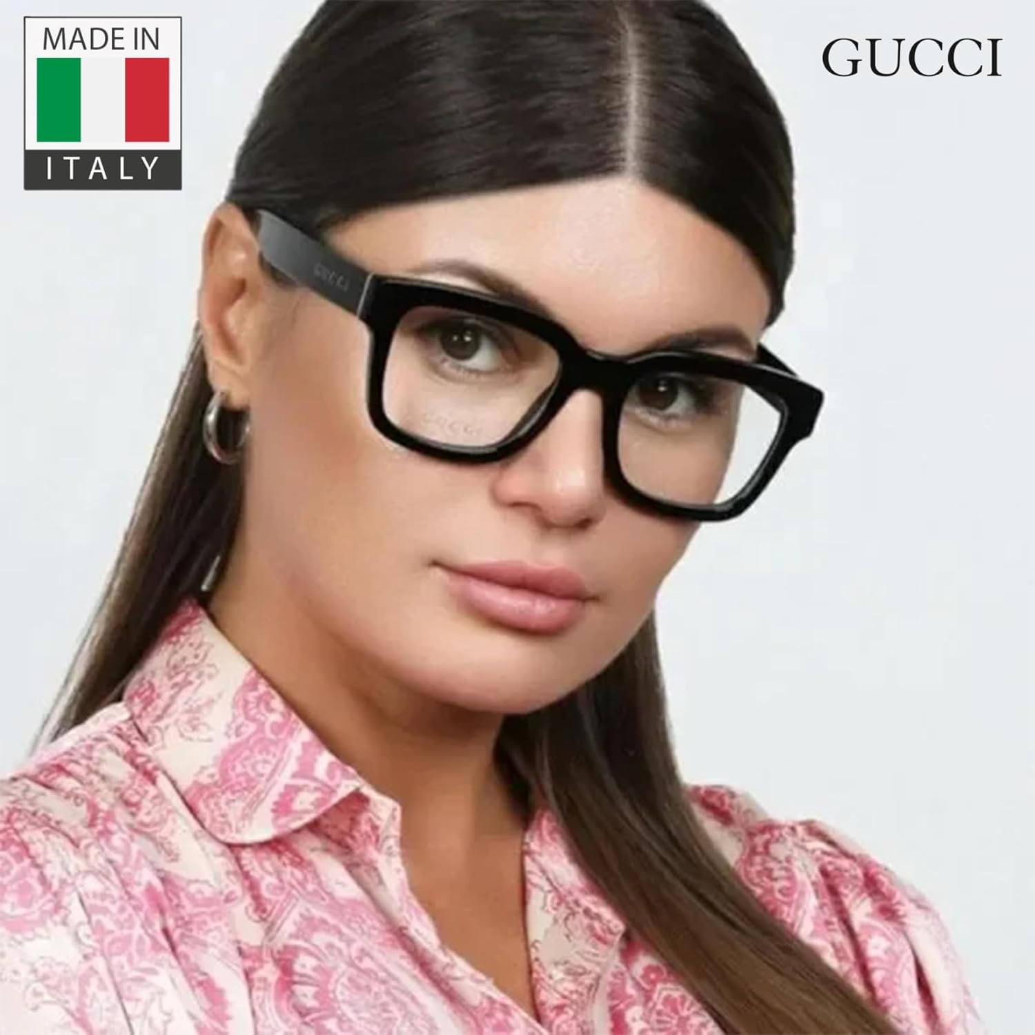 Gucci GG1138O Designer Fashion Eyeglasses Stylish Square Frame Eyewear with Luxury eSHADES Kit - Embrace Sophistication and Elegance - Image 8