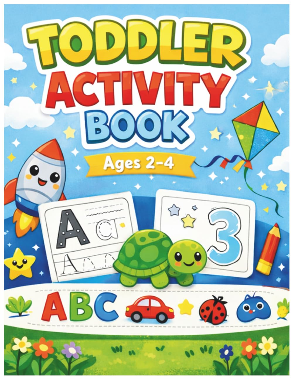 Toddler Activity Book Ages 2-4: Tracing Letters & Numbers, Coloring Pages, and Educational Activities for Early Learning