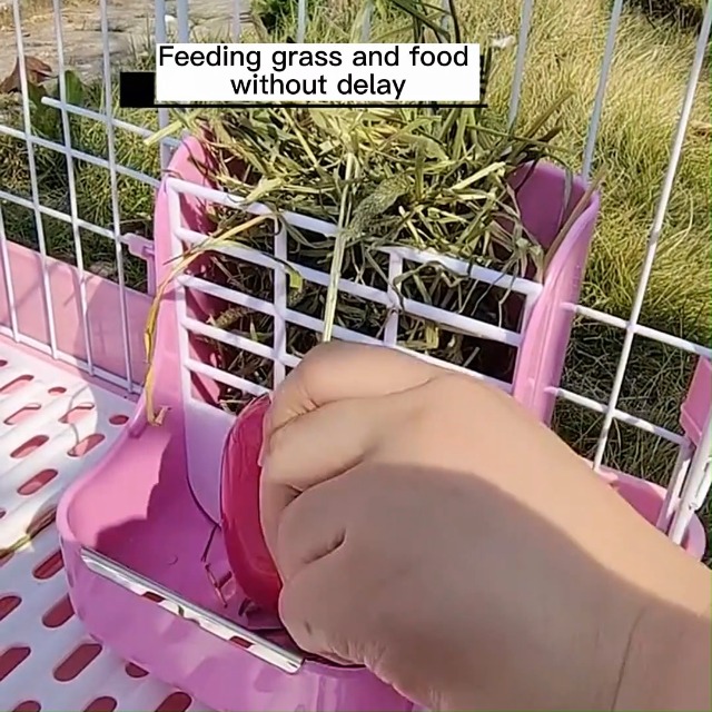 Guinea Pig Cages Rabbit Feeding Basin Bunny Feeder Rabbit Guinea