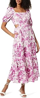 Women's Anaya Square Neck Cut-Out Tiered Maxi Dress - Buy now
