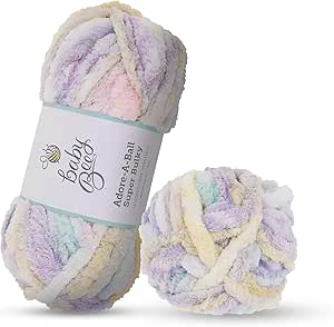 Baby Bee 5 Bulky Yarn - Soft Polyester Skein For Crocheting & Knitting