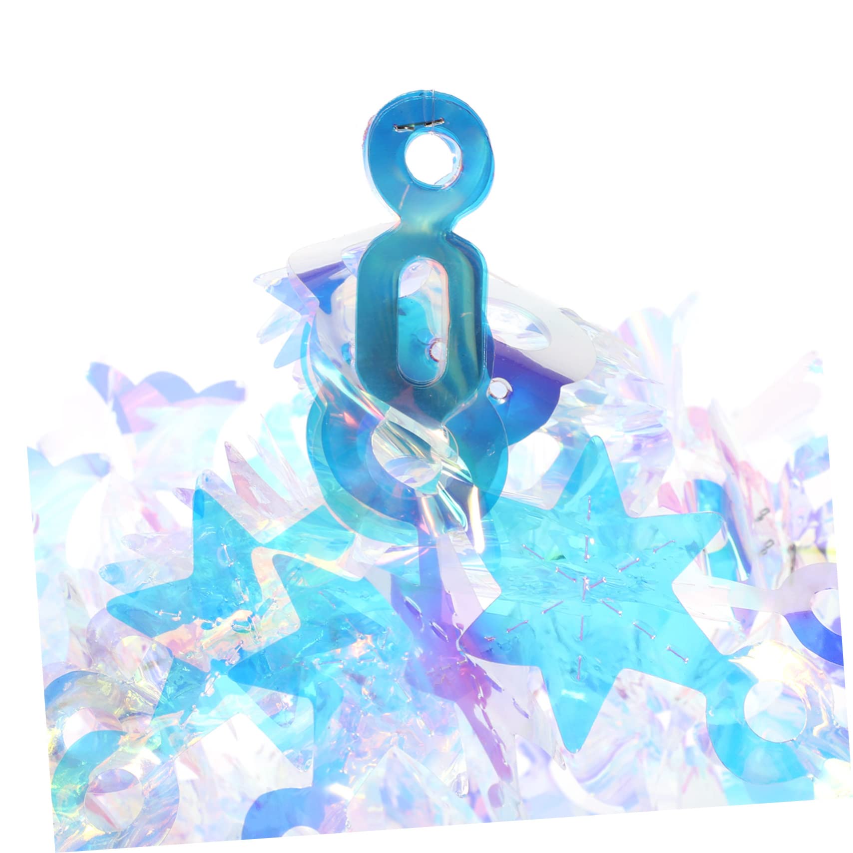 Cabilock 3pièces Glitter Iridescent Hanging Decoration Décoration De Plafond Irisée Pour Mariage Anniversaire Fête Et Événements Ornement Lumineux