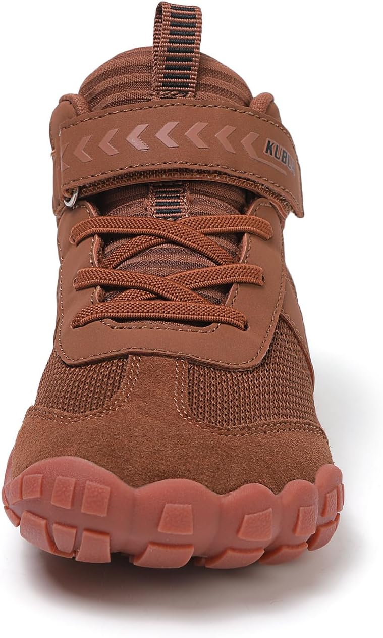 KUBUA Kids Barefoot Shoes Boys Girls High Top Minimalist Zero Drop Sneakers for Tennis Walking Hiking Athletic Little Big Kid - Image 6