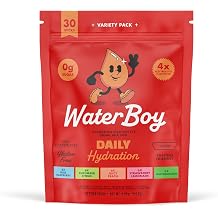 WaterBoy Daily Hydration, Variety Pack, Sugar Free Electrolytes 30ct