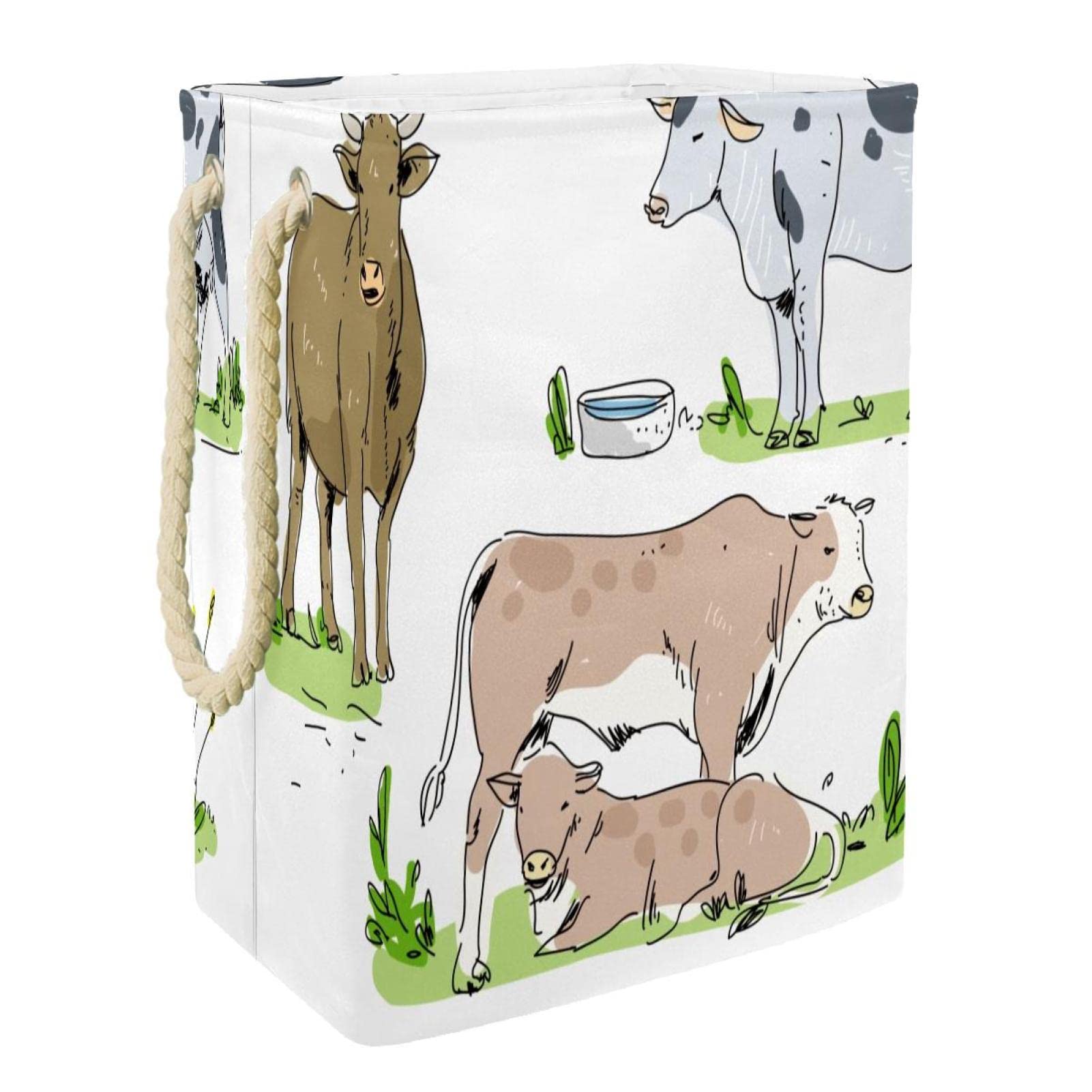 Panier à linge avec poignée durable et sac vêtements sales