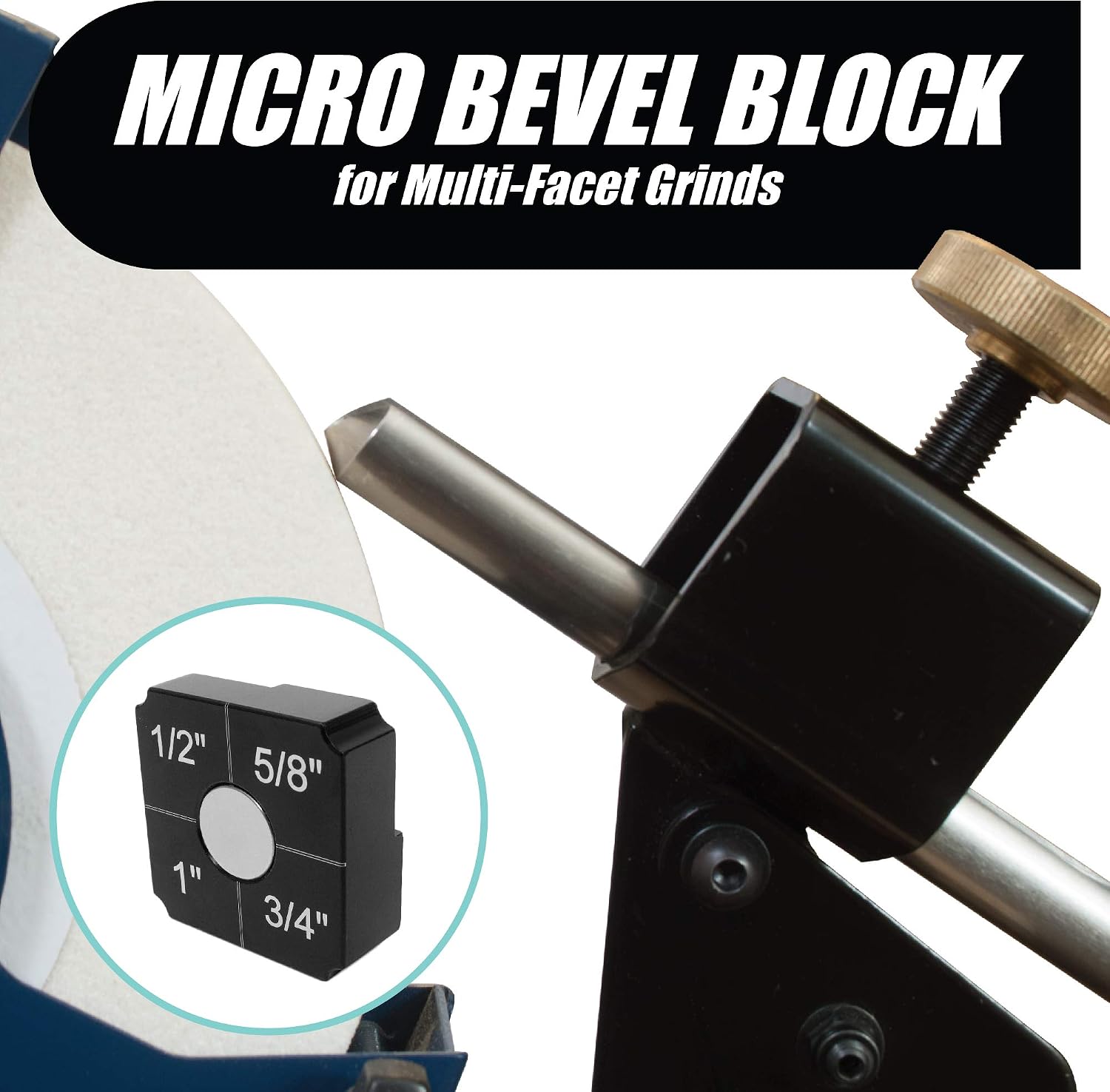 Pro Grind Sharpening System For Lathe Turning Tools, Chisels, Skews, Gouges, Bowl Gouges, Spindle Gouges and More. Includes the Multi-Grind Jig for Gouges, Slotted Platform and Tool Rest