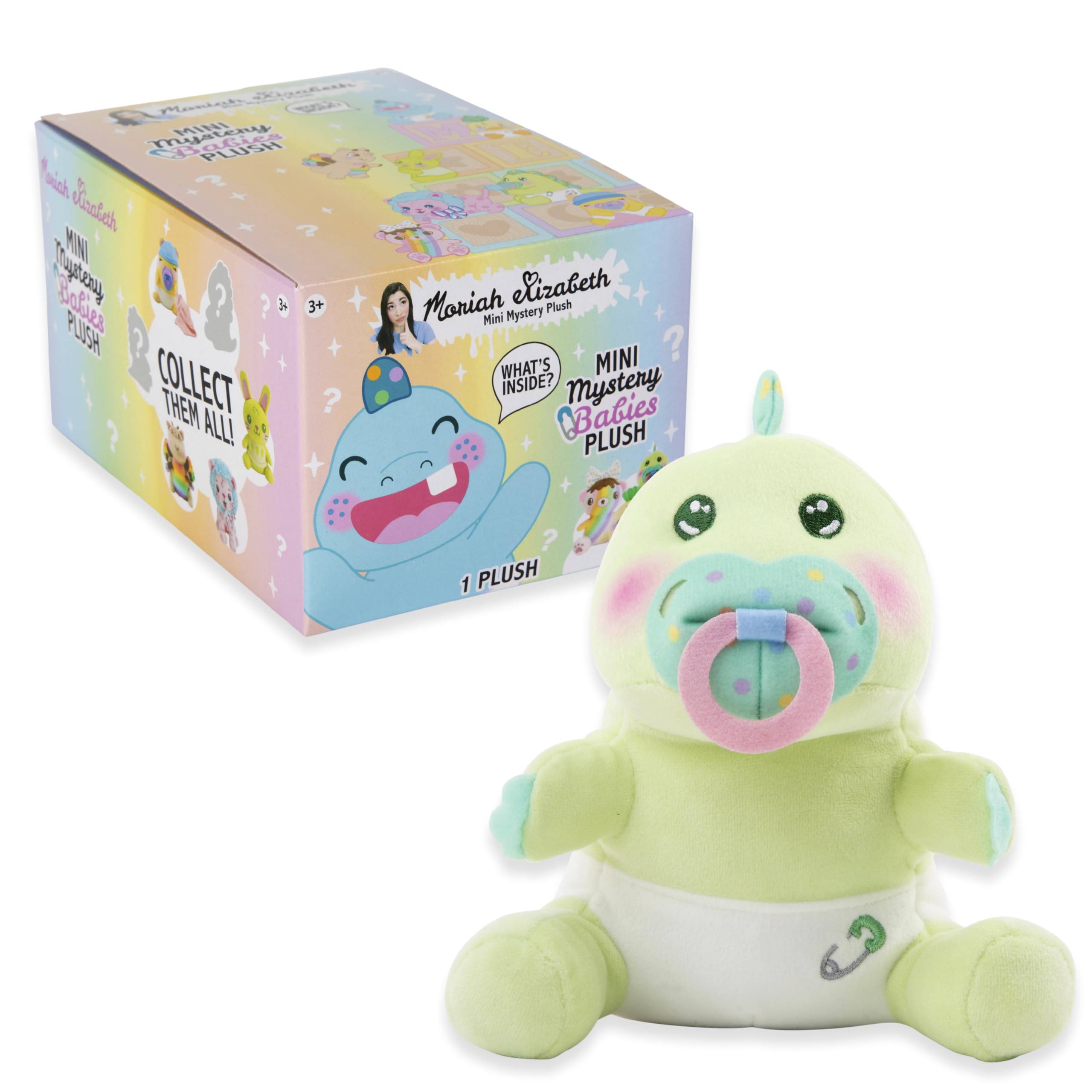 Moriah Elizabeth Mini tajemniczy plusz, seria 4, Baby Mystery Plush, YouTube Craft Channel, Blind Box, 1 z 8 możliwych, oficjalny produkt