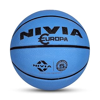 NIVIA Europa Basketball Size 3 , Assorted , Material: Rubber