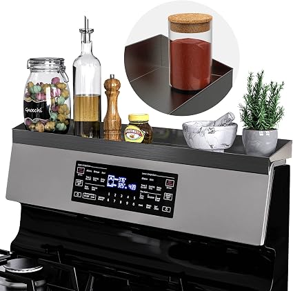 IIIOIIIA Stove Top Magnetic Shelf for Kitchen Organization, 30" Magnetic