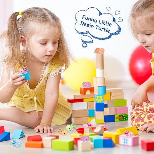 Miniatura 4 de 120 piezas luminosas mini tortuga decoración del océano para el hogar, jardín, paisaje, acuario, casa de muñecas DIY