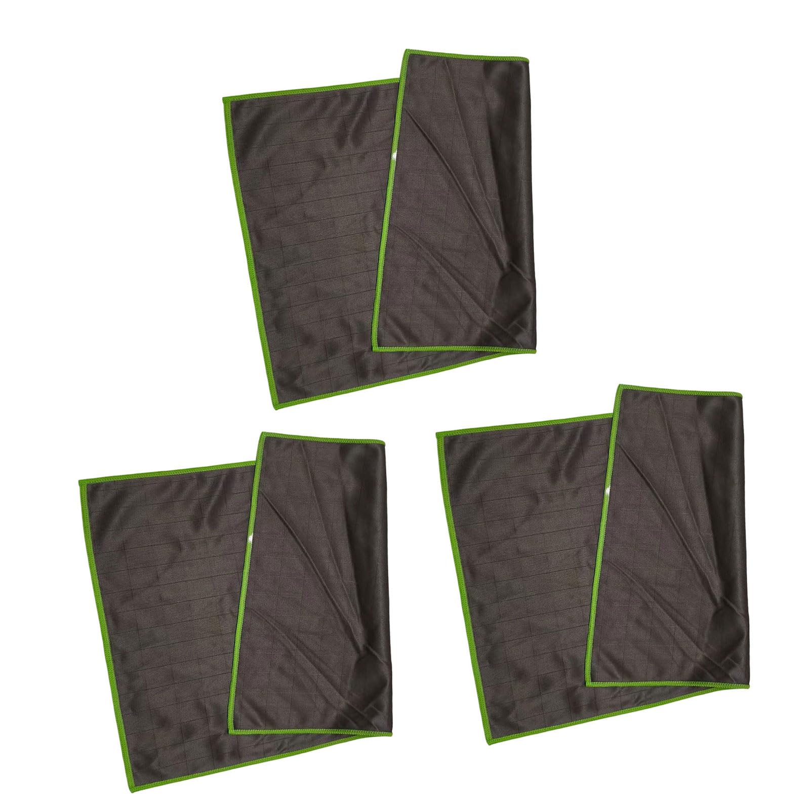 PURPLELILY Of 3 Without Streak Carbon Fiber Cleaning Towel Multipurpose Use on Automotive Window Countertops Polishing Cloth Not Scratch Microfiber Cloth