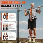 Pull Up Assistance Bands with Handle, Heavy Duty Resistance Bands for Pull Up Bar, Pull Up Assist Band Workout Equipment, Pull Up Bands with Feet Rest/Handle, Fitness, Chin Up, Body Stretching