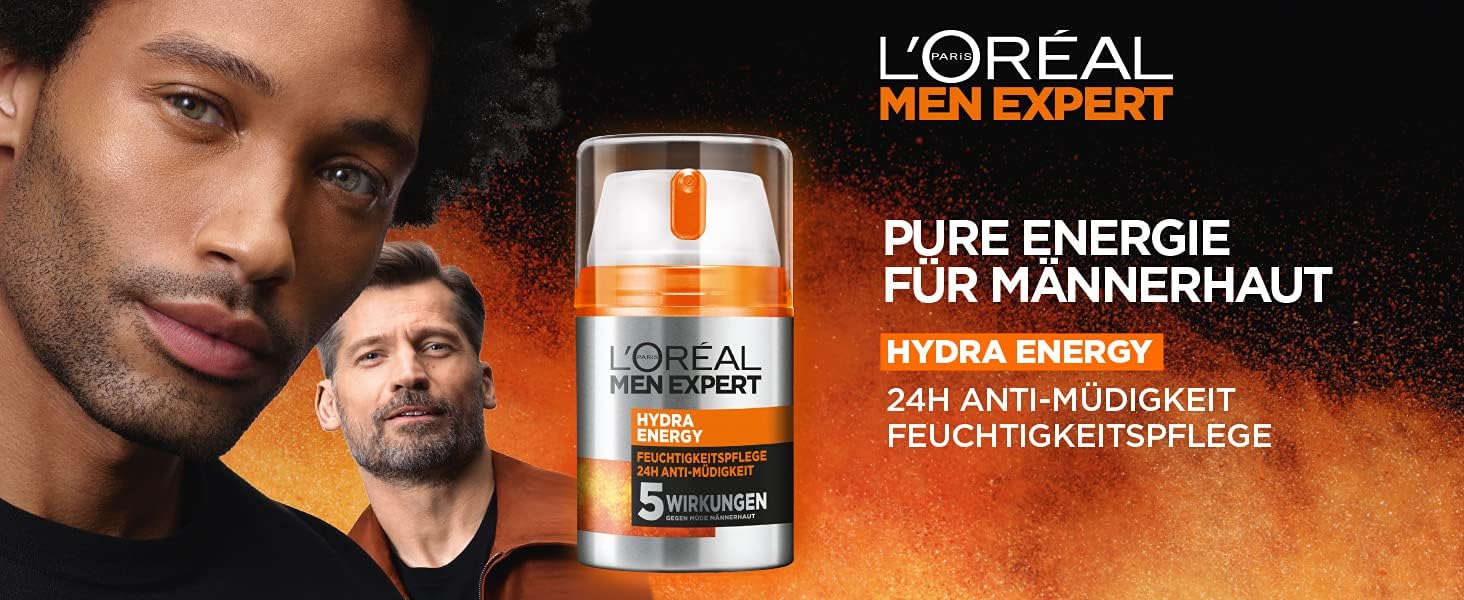 L'Oréal Men Expert Face Care for Men Moisturising Cream with Guarana and 4x More Vitamin C - Image 5