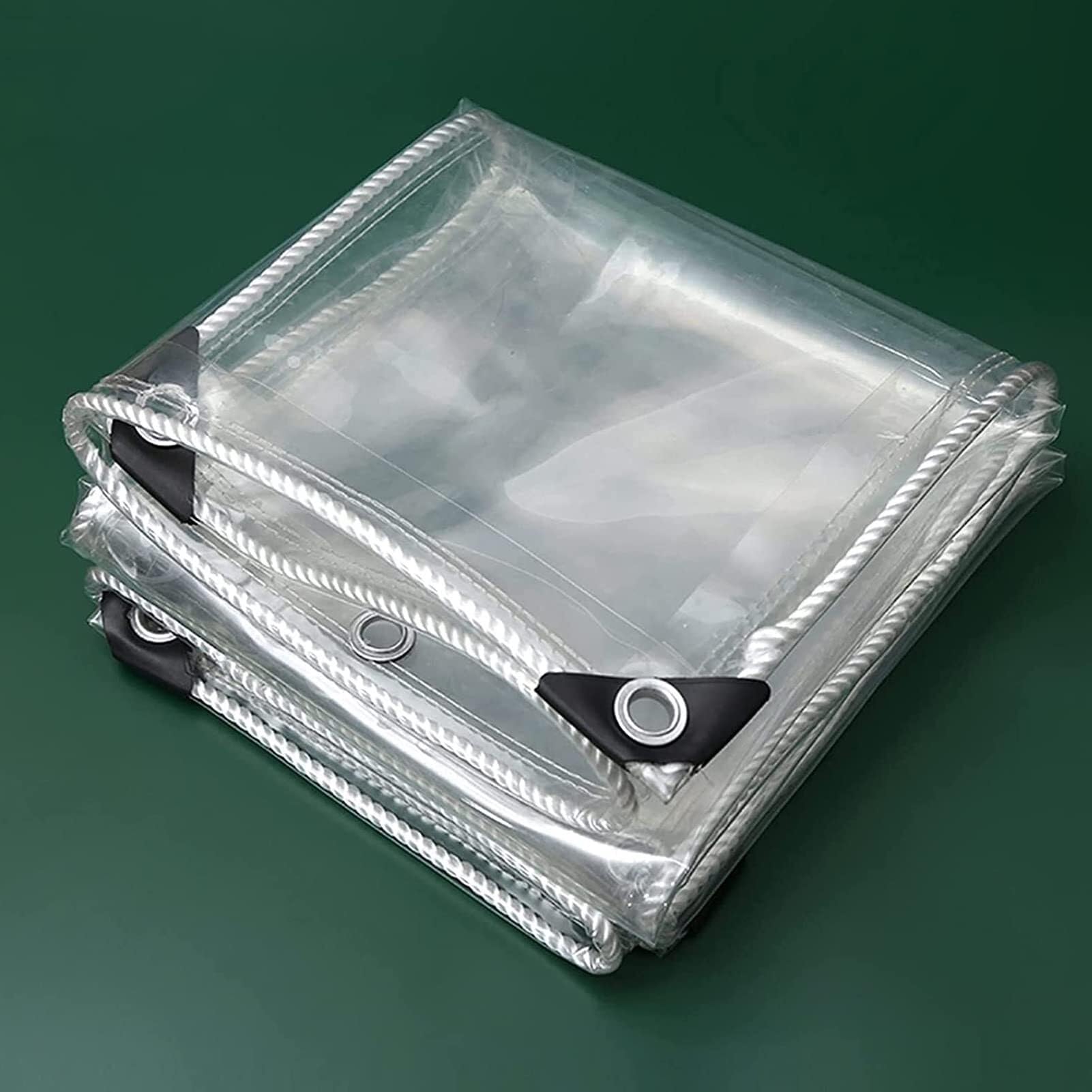Heavy Du - Lona impermeable - Lona transparente para camping, jardín y protección de pieles - Cubierta impermeable para toldo (3 x 4 m)