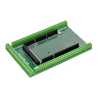 Mega 2560 R3 Prototype Screw Terminal Block Shield Board Pre-soldered Kit, Breakout Module for Arduino UNO