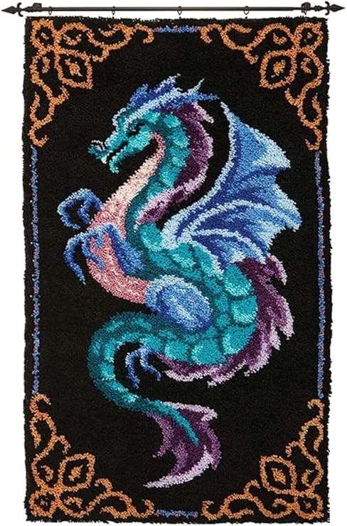 YOOTOM Latch Hook Kits For Adult Kids Beginners,Wall Hanging Embroidery Latch Hook