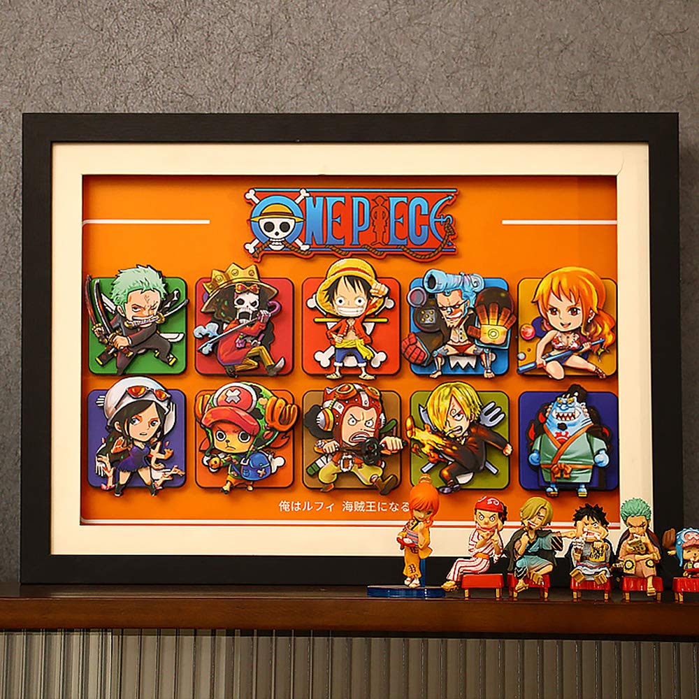Amazon.co.jp: AooCare ONE PIECE ワンピース 画 周辺 グッズ 立体絵