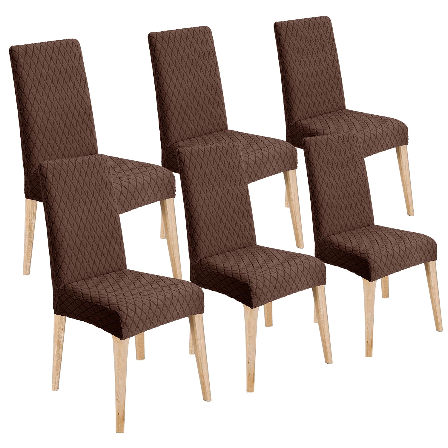 LANSHENG Dining Chair Covers Set of 6,