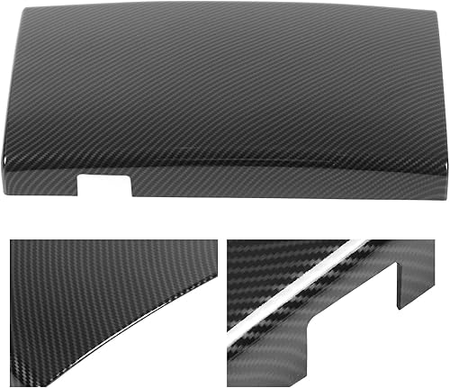 Miniatura 5 de Aramox Funda para reposabrazos de consola, de fibra de carbono, para el interior del automóvil, accesorios de repuesto para Benz S Class W221 de