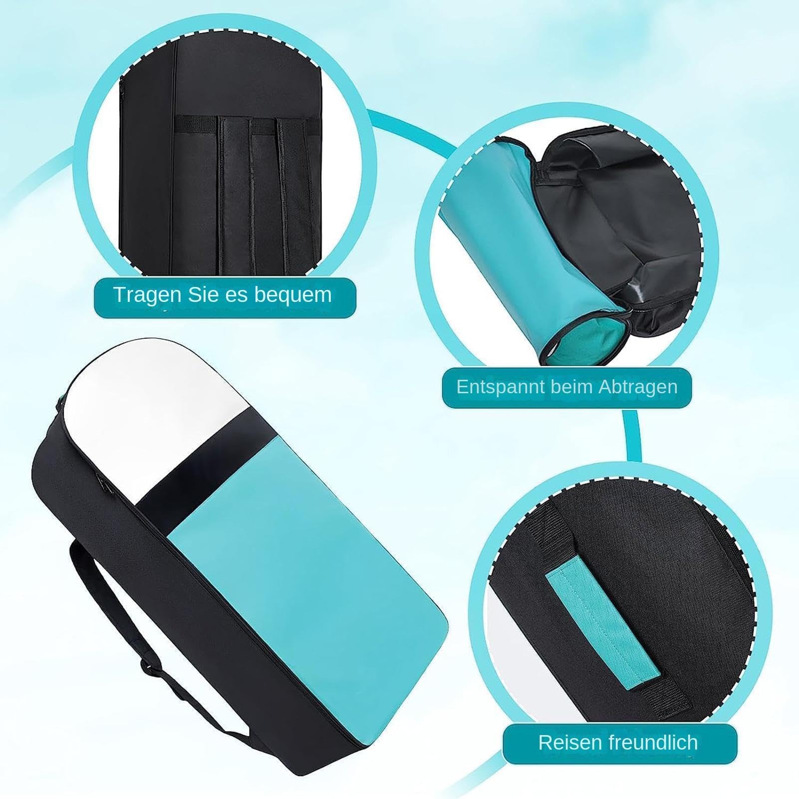 Su-p Sac de transport pour planche à pagaie - Sac à dos pour planche de stand up paddle - Sac à dos Supboard - Tissu Oxford 600D - Robuste - Pour planche de stand up paddle, kayak - 91 x 40 x 25 cm