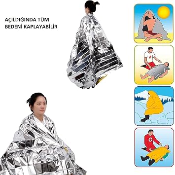 Emergency Ilk Aid Blanket Earthquake Burn Thermal Blanket Moisture And Cold Protection Waterproof