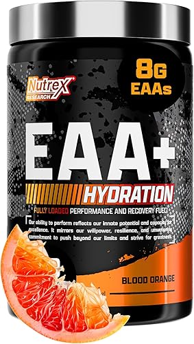 Vista 44 de Nutrex Research EAA Hydration EAAs + BCAA Powder Recuperación muscular, fuerza, construcción muscular, resistencia 8G aminoácidos esenciales +